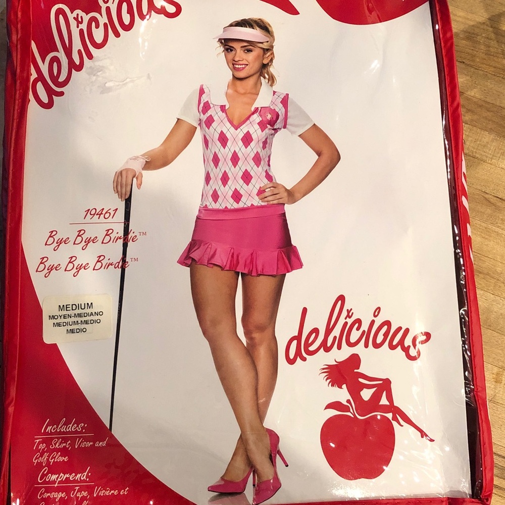 Women's Golf Bye Bye Birdie Halloween Costume - Picture 3 of 5